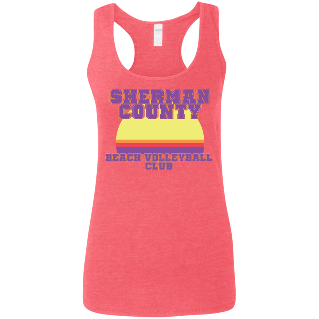 Sherman County Beach Volleyball - Fitted Tank